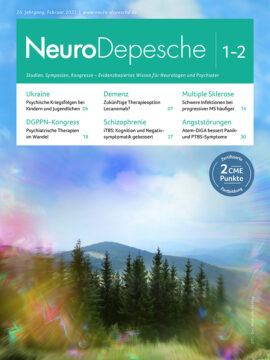 Titelseite NeuroDepesche 1-2/2023