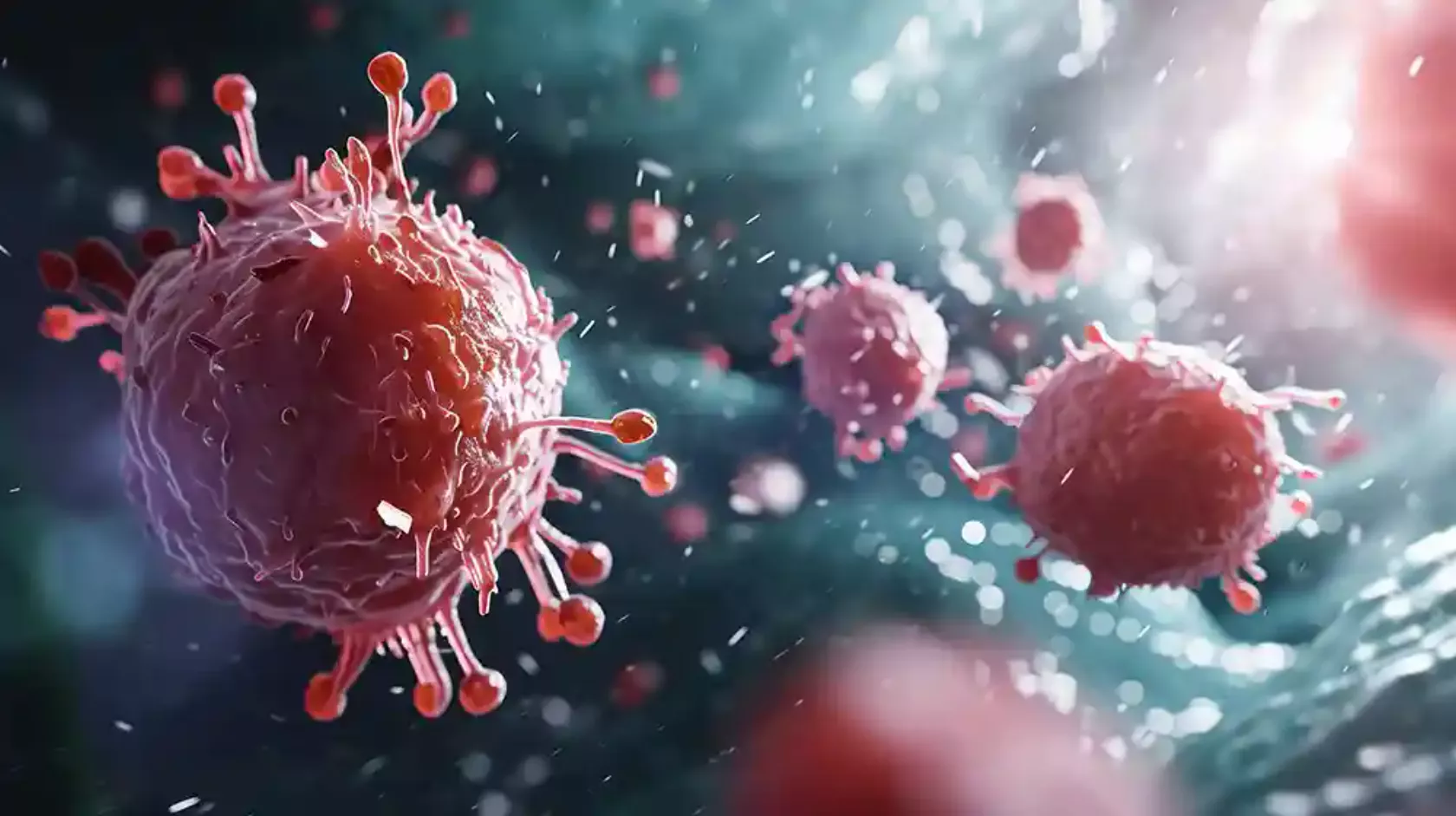 KI-Darstellung von Immunzellen