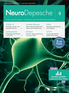 Titelseite Neuro-Depesche 9/2021