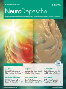 Titelseite Neuro-Depesche 5-6/2019