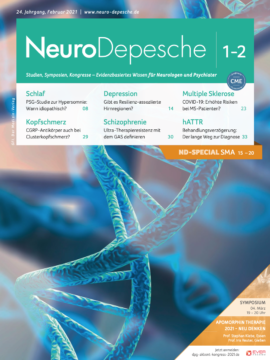 Titelseite Neuro-Depesche 1-2/2021