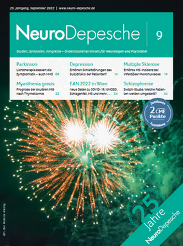 Titelseite Neuro-Depesche 9/2022