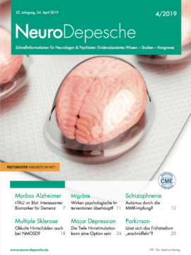 Titelseite Neuro-Depesche 4/2019