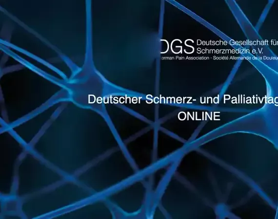 Screenshot Startbildschirm Deutscher Schmerz- und Palliativtag 2024 online