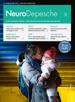 Titelseite Neuro-Depesche 3/2022