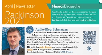 Hier ist ein Vorschaubild des Newsletter Parkinson Februas 2021 der Neuro-Depesche