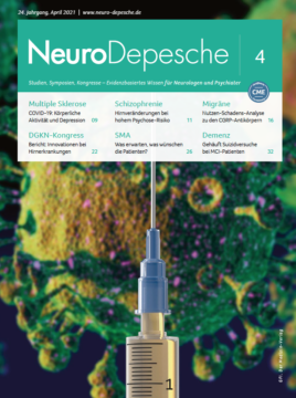 Titelseite Neuro-Depesche 4/2021