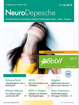 Titelseite Neuro-Depesche 11-12/2019