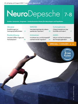 Titelseite Neuro-Depesche 7-8/2022